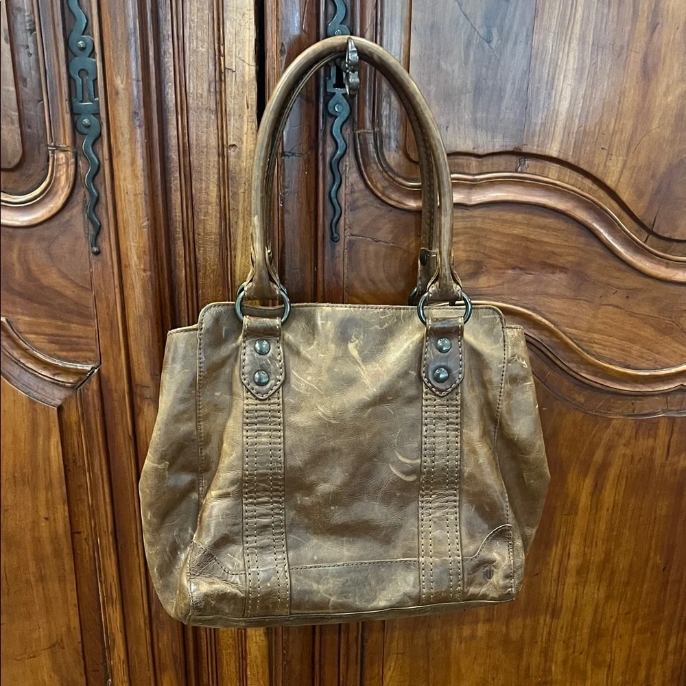 Frye Brown Melissa Tote - Picture 4 of 16